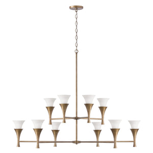 Capital Lighting - 455701ML - Ten Light Chandelier - Nola - Mystic Luster