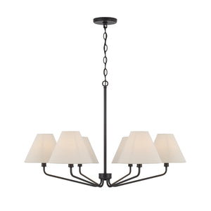 Capital Lighting - 456661ES-713 - Six Light Chandelier - Chadwick - Espresso