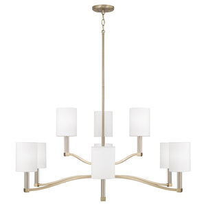 Capital Lighting - 457091MA-715 - Nine Light Chandelier - Ingrid - Matte Brass