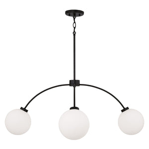 Capital Lighting - 457141BI-557 - Four Light Chandelier - Amos - Black Iron
