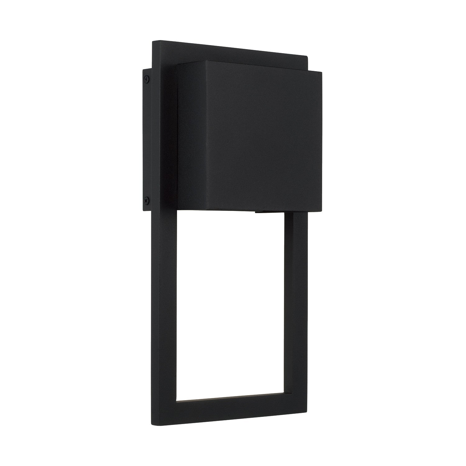 Capital Lighting - 956011BK-GL - One Light Outdoor Wall Lantern - Nate - Oiled Bronze