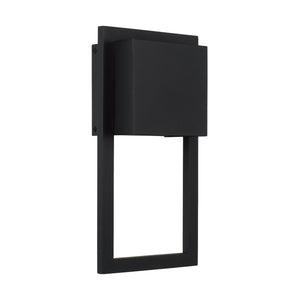 Capital Lighting - 956011BK-GL - One Light Outdoor Wall Lantern - Nate - Oiled Bronze
