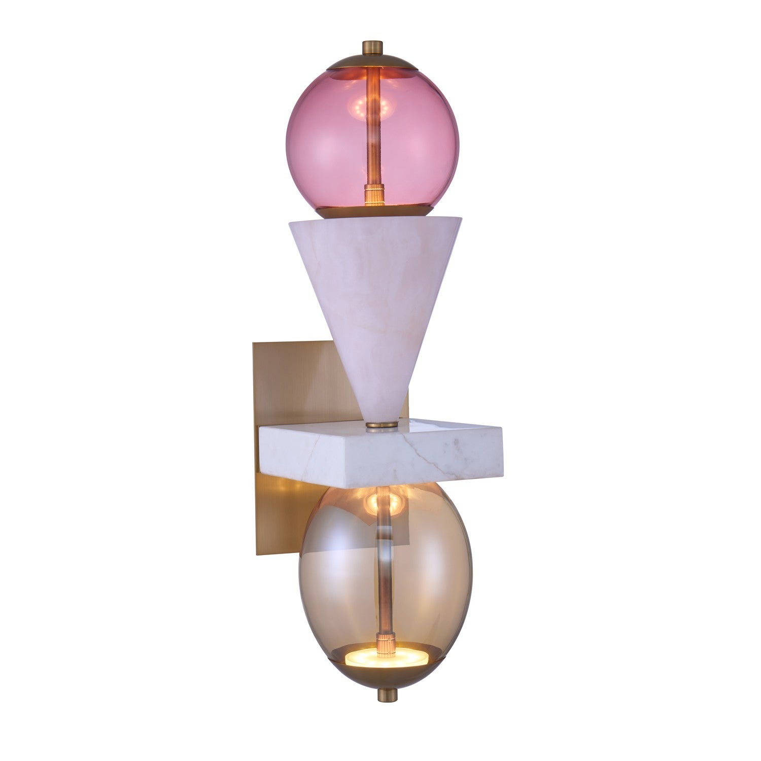 Kalco - 518722WB - LED Wall Sconce - Demi - Winter Brass