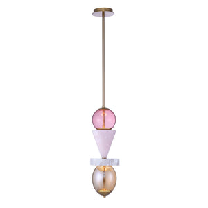 Kalco - 518756WB - LED Mini Pendant - Demi - Winter Brass
