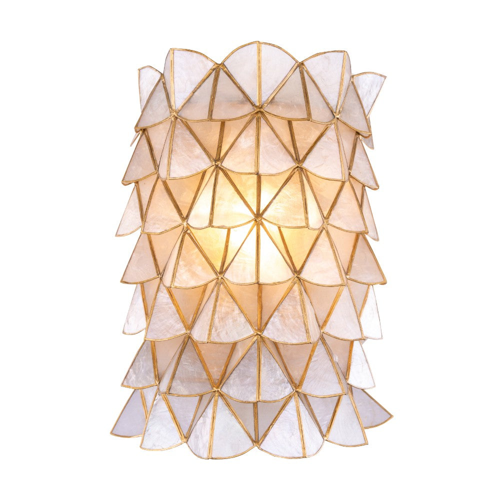 Kalco - 520021OL - One Light Wall Sconce - Flair - Oxidized Gold Leaf