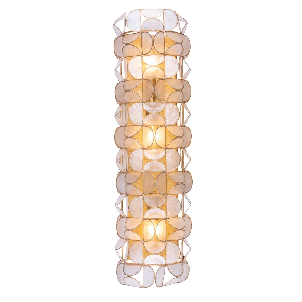 Kalco - 520521OL - Three Light Wall Sconce - Crescent - Oxidized Gold Leaf