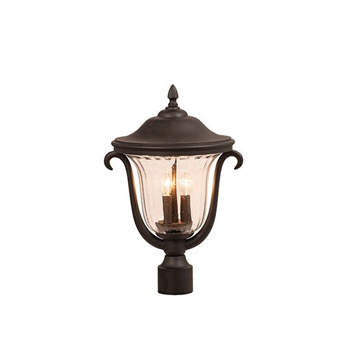 Kalco - 9012MB - Three Light Outdoor Hanging Lantern - Santa Barbara Outdoor - Textured Matte Black