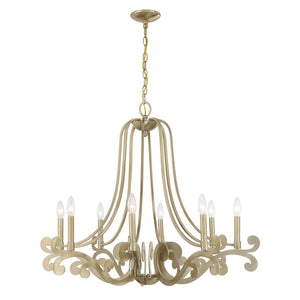 Savoy House - 1-6097-8-127 - Eight Light Chandelier - Lombard - Noble Brass