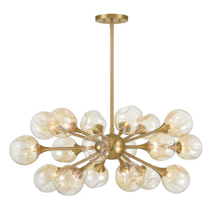 Savoy House - 1-7935-18-322 - 18 Light Chandelier - Matisse - Warm Brass