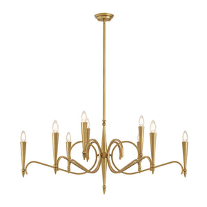 Savoy House - 1-9417-9-220 - Nine Light Chandelier - Tremont - Riviera Brass