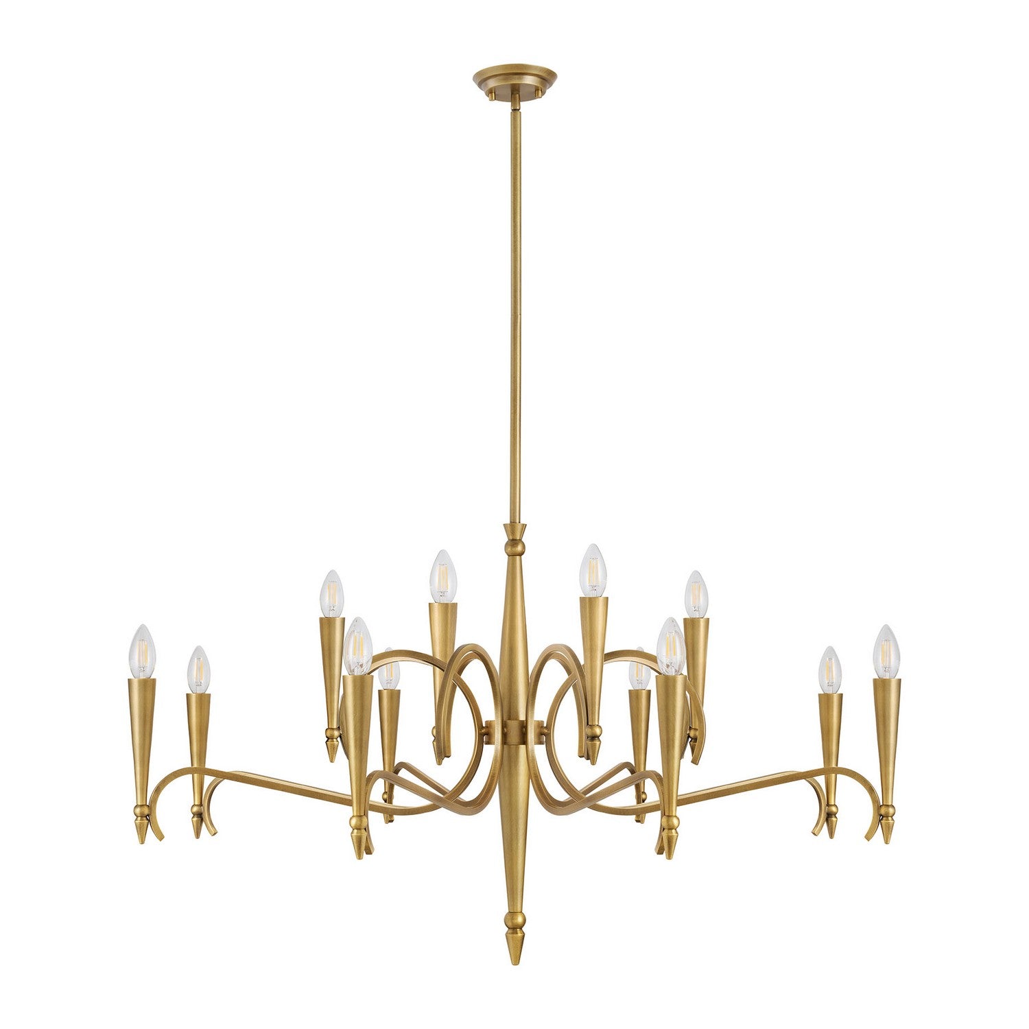 Savoy House - 1-9418-12-220 - 12 Light Chandelier - Tremont - Riviera Brass