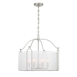 Savoy House - 7-1693-4-SN - Four Light Pendant - Ashlay - Satin Nickel