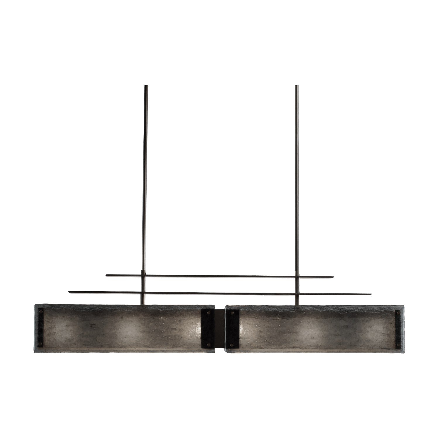 Hammerton Studio - PLB0026-0F-CS-IW-001-E2 - Linear Chandelier - Urban Loft - Classic Silver