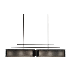 Hammerton Studio - PLB0026-0F-CS-IW-001-E2 - Linear Chandelier - Urban Loft - Classic Silver