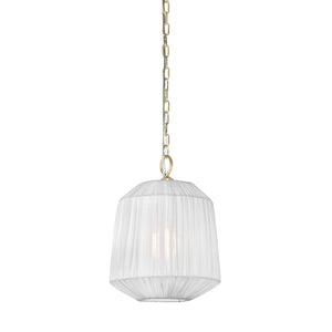 Mitzi - H1011701S-AGB - One Light Pendant - Amanza - Aged Brass
