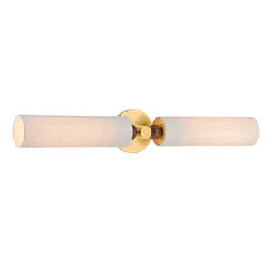 Mitzi - H1036102-AGB - Two Light Wall Sconce - Reyn - Aged Brass