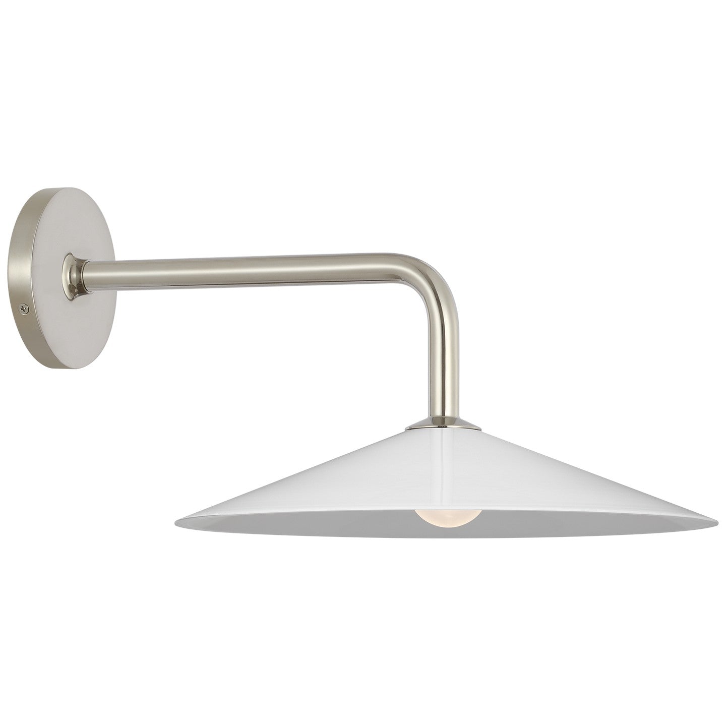 Visual Comfort Signature - AL 2030PN-WG - LED Wall Sconce - Ponce - Polished Nickel