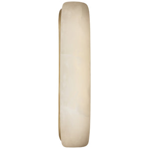 Visual Comfort Signature - KW 2670ALB/AB - LED Wall Sconce - Formosa - Alabaster and Antique-Burnished Brass
