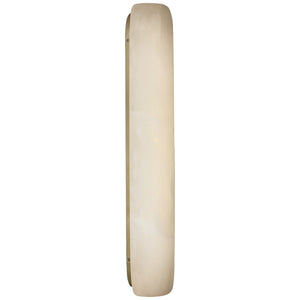 Visual Comfort Signature - KW 2671ALB/AB - LED Wall Sconce - Formosa - Alabaster and Antique-Burnished Brass