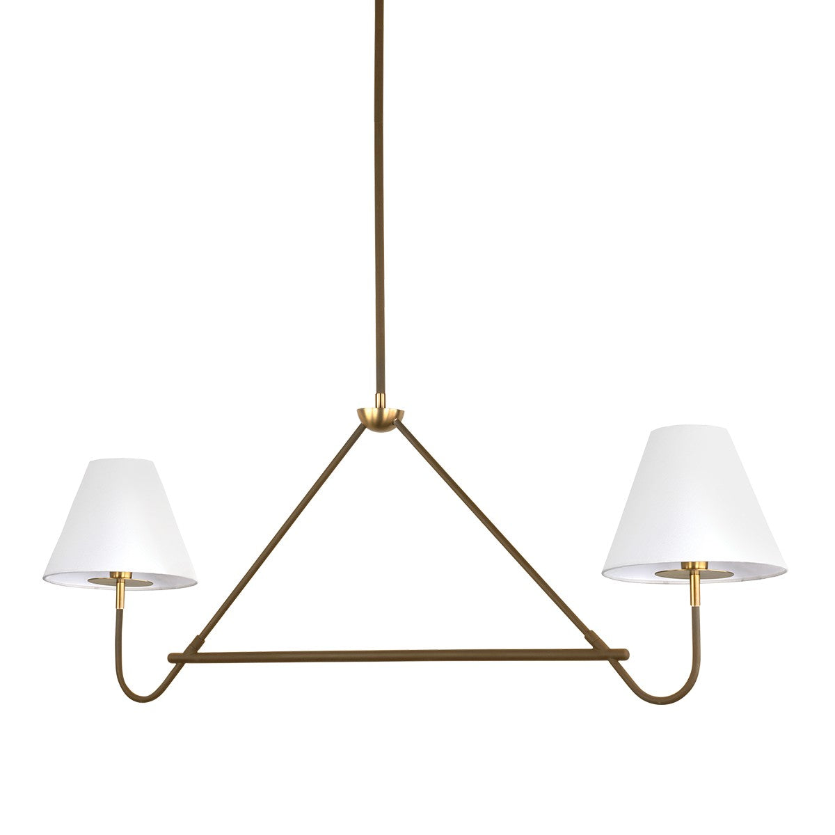 Mitzi - H984902-AGB/BRZ - Two Light Linear Pendant - Polly - Aged Brass/Bronze