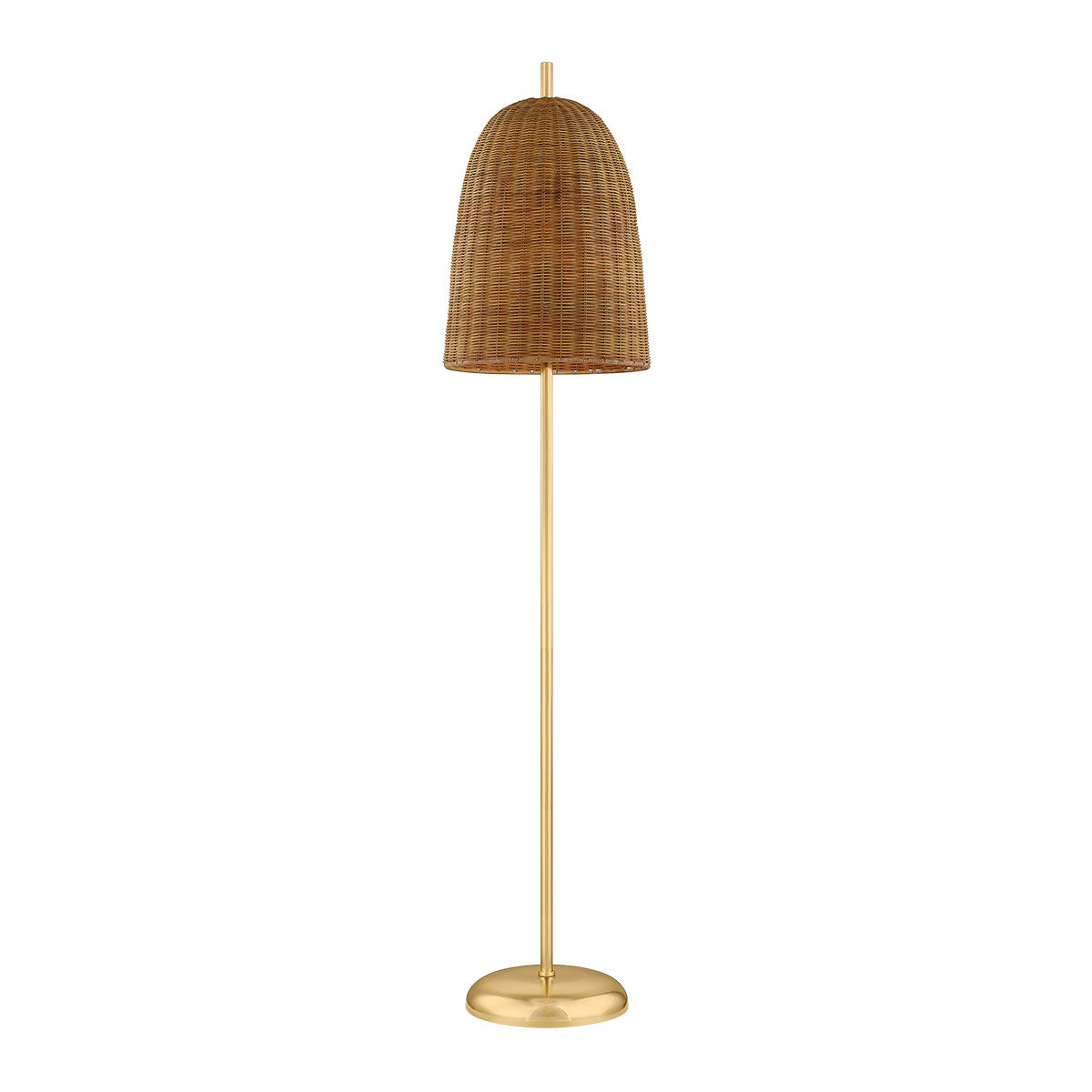 Mitzi - HL1001401-AGB - One Light Floor Lamp - Beatrice - Aged Brass