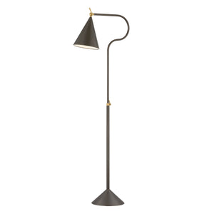 Mitzi - HL996401-AGB/TRB - One Light Floor Lamp - Harriet - Aged Brass/True Bronze
