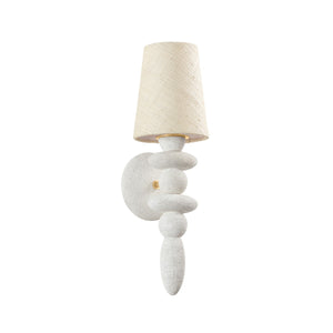 Troy Lighting - B5520-VGL/CGL - One Light Wall Sconce - Cullen - Vintage Gold Leaf/Ceramic Gypsum Clay
