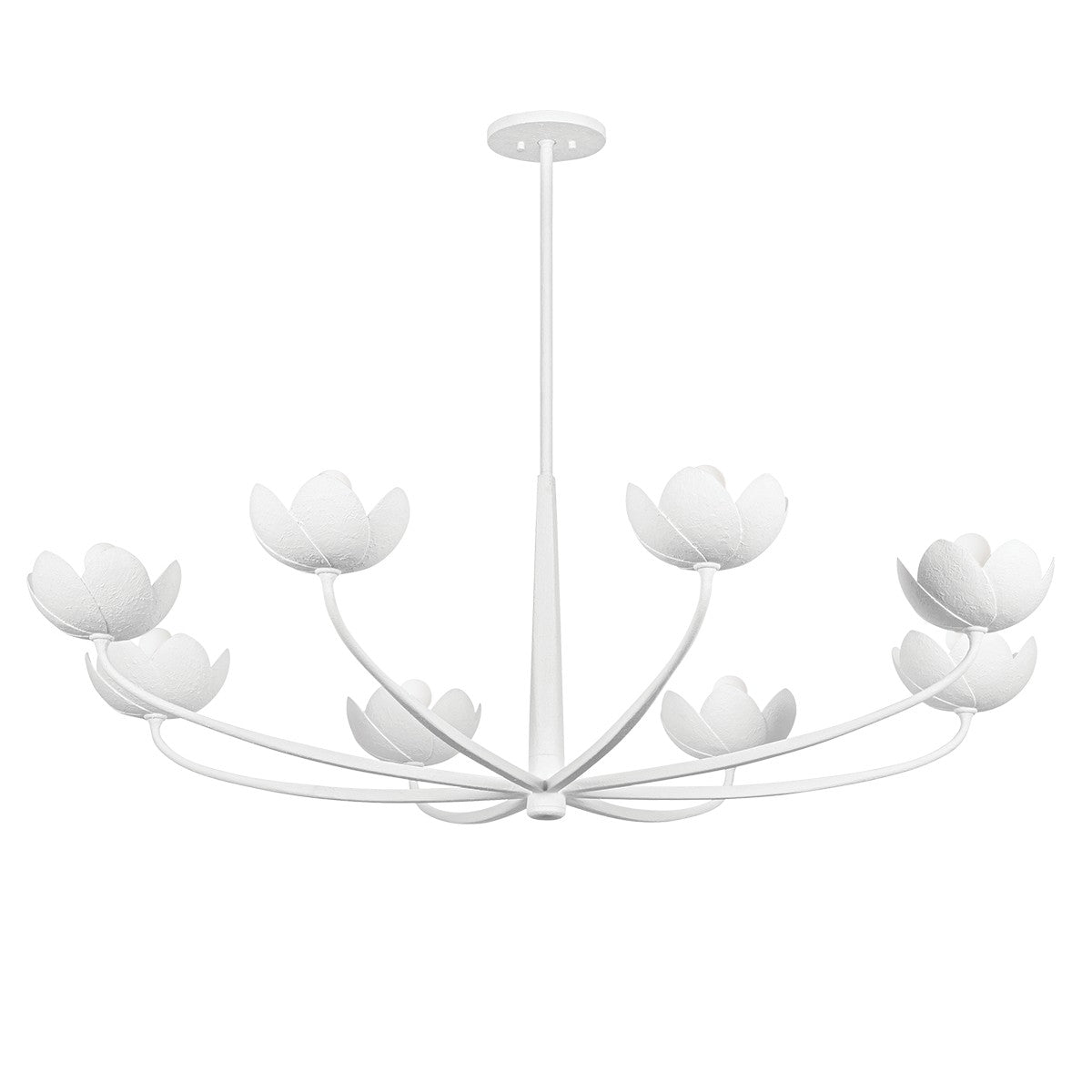 Troy Lighting - F2048-GSW - Eight Light Chandelier - Arcata - Gesso White