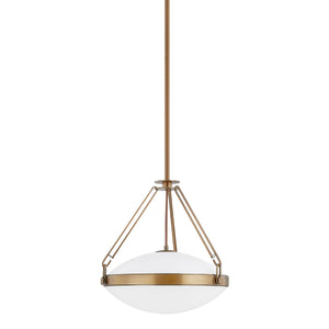 Troy Lighting - F4521-PBR - One Light Pendant - Kade - Patina Brass