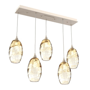 Hammerton Studio - PLB0035-05-BS-OA-C01-E2 - Linear Pendant - Ellisse - Beige Silver
