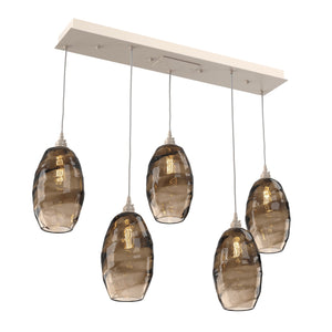 Hammerton Studio - PLB0035-05-BS-OB-C01-E2 - Linear Pendant - Ellisse - Beige Silver