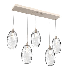 Hammerton Studio - PLB0035-05-BS-OC-C01-E2 - Linear Pendant - Ellisse - Beige Silver