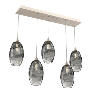 Hammerton Studio - PLB0035-05-BS-OS-C01-E2 - Linear Pendant - Ellisse - Beige Silver
