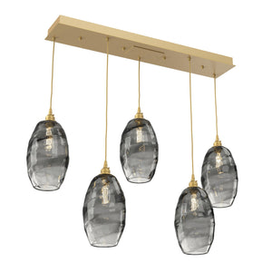 Hammerton Studio - PLB0035-05-GB-OS-C01-E2 - Linear Pendant - Ellisse - Gilded Brass
