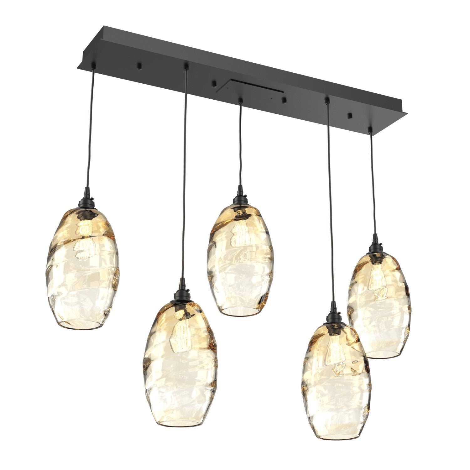 Hammerton Studio - PLB0035-05-MB-OA-C01-E2 - Linear Pendant - Ellisse - Matte Black