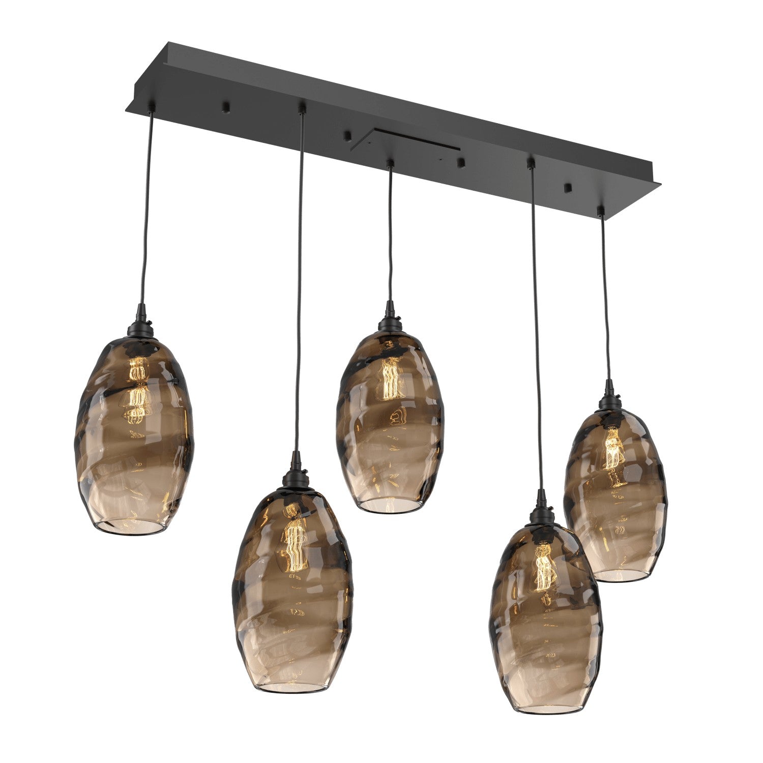 Hammerton Studio - PLB0035-05-MB-OB-C01-E2 - Linear Pendant - Ellisse - Matte Black