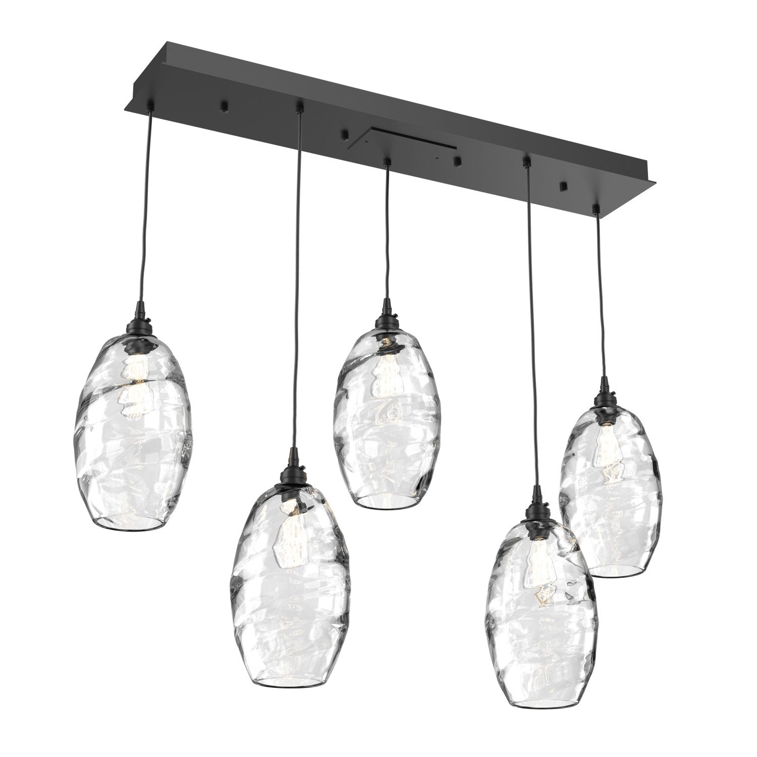 Hammerton Studio - PLB0035-05-MB-OC-C01-E2 - Linear Pendant - Ellisse - Matte Black