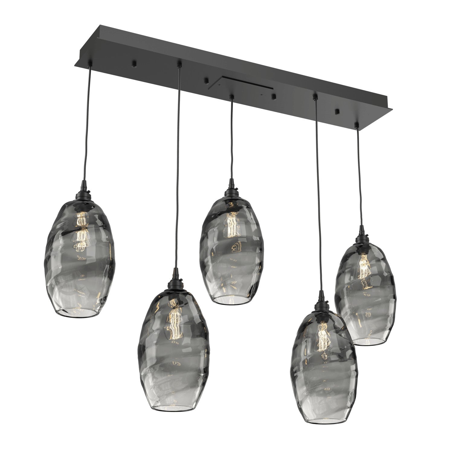 Hammerton Studio - PLB0035-05-MB-OS-C01-E2 - Linear Pendant - Ellisse - Matte Black