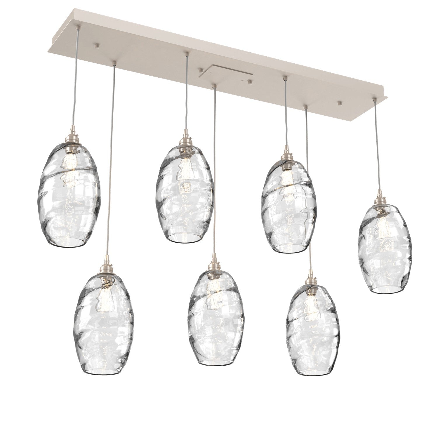 Hammerton Studio - PLB0035-07-BS-OC-C01-E2 - Linear Pendant - Ellisse - Beige Silver