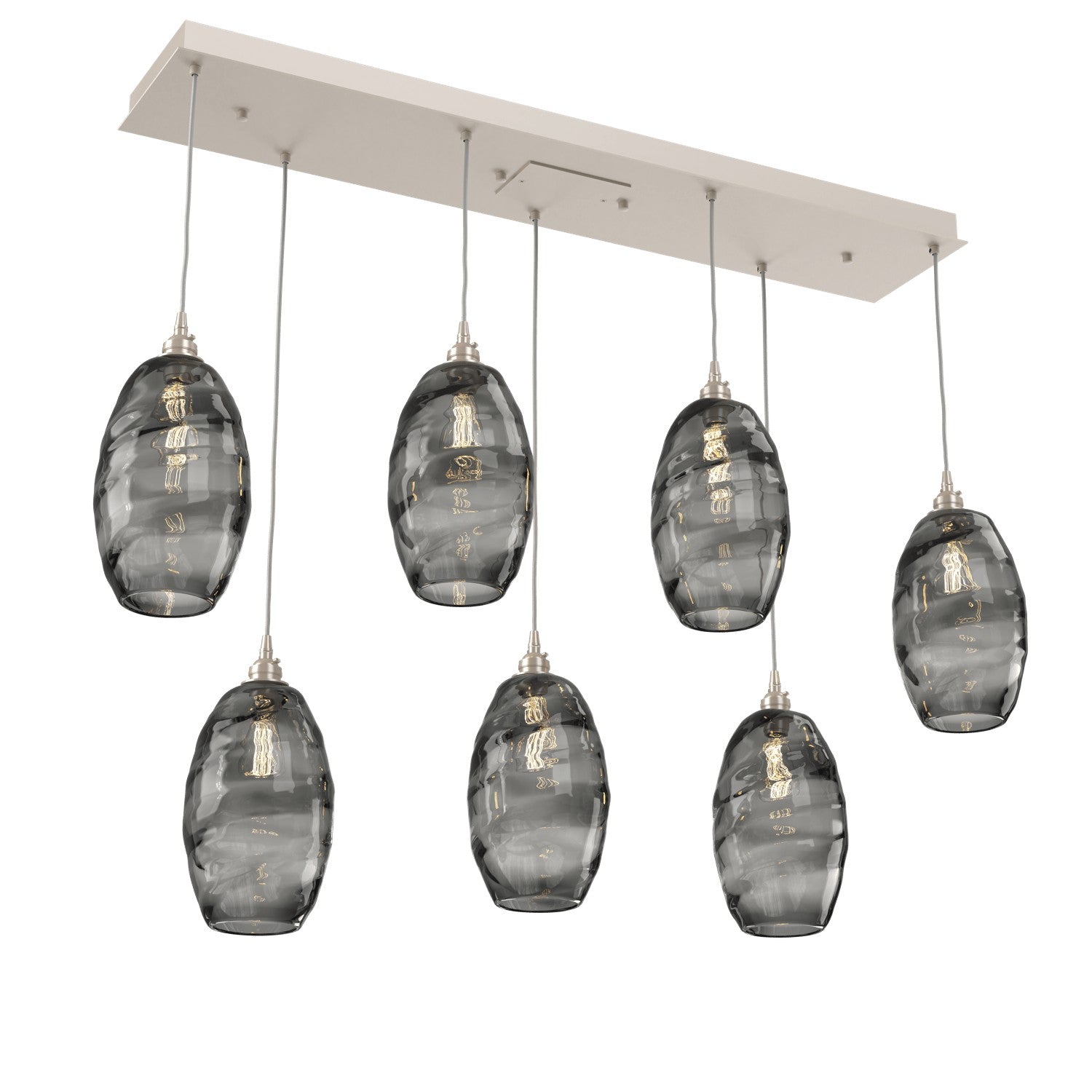 Hammerton Studio - PLB0035-07-BS-OS-C01-E2 - Linear Pendant - Ellisse - Beige Silver
