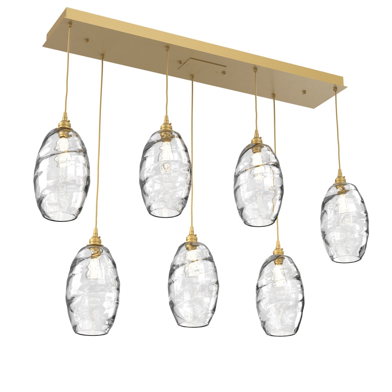 Hammerton Studio - PLB0035-07-GB-OC-C01-E2 - Linear Pendant - Ellisse - Gilded Brass