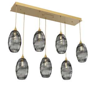 Hammerton Studio - PLB0035-07-GB-OS-C01-E2 - Linear Pendant - Ellisse - Gilded Brass
