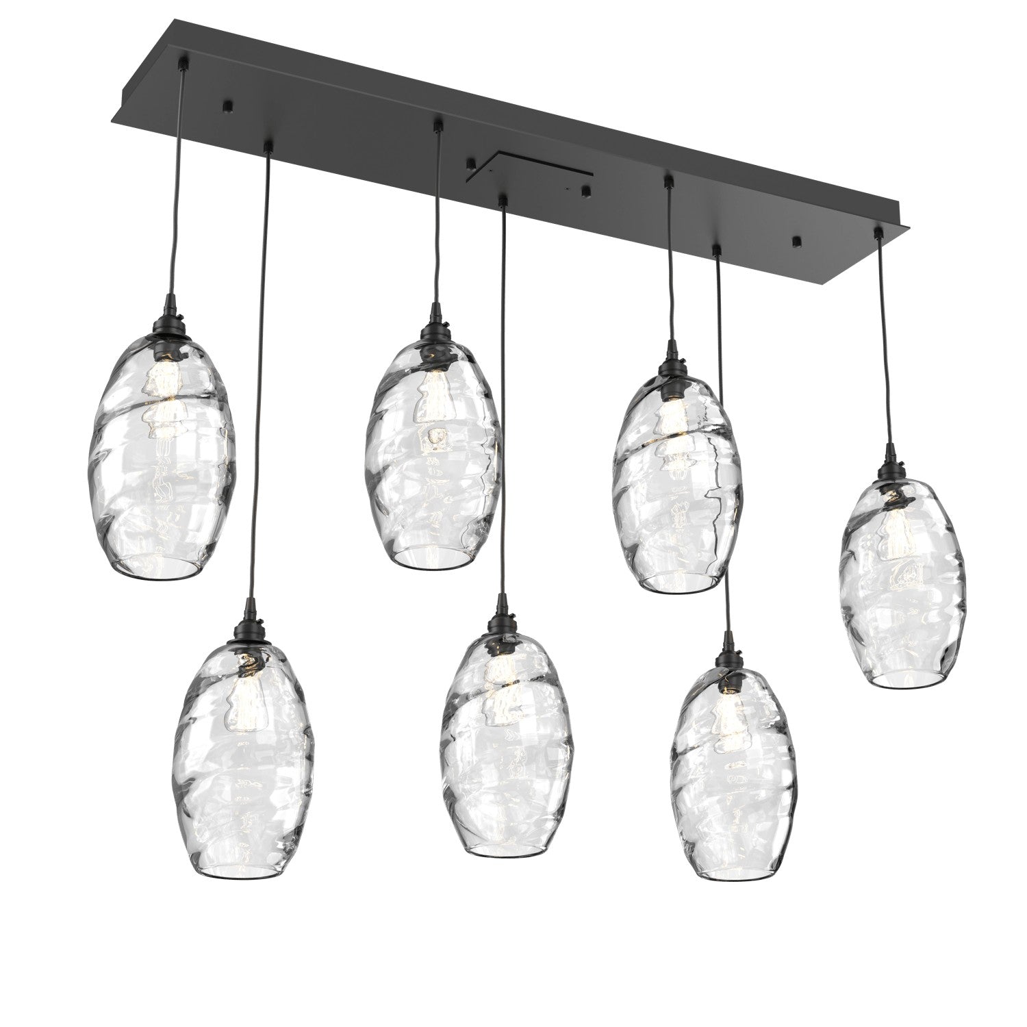 Hammerton Studio - PLB0035-07-MB-OC-C01-E2 - Linear Pendant - Ellisse - Matte Black