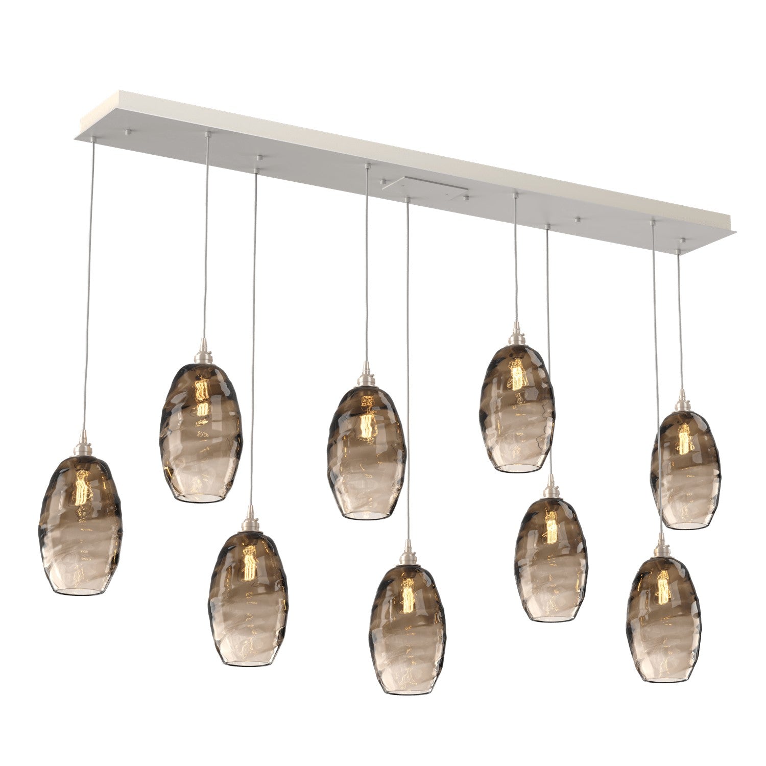 Hammerton Studio - PLB0035-09-BS-OB-C01-E2 - Linear Pendant - Ellisse - Beige Silver