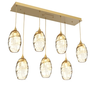 Hammerton Studio - PLB0035-07-GB-OA-C01-E2 - Linear Pendant - Ellisse - Gilded Brass