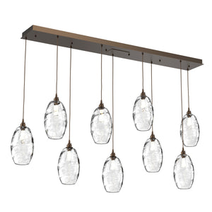 Hammerton Studio - PLB0035-09-FB-OC-C01-E2 - Linear Pendant - Ellisse - Flat Bronze