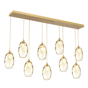 Hammerton Studio - PLB0035-09-GB-OA-C01-E2 - Linear Pendant - Ellisse - Gilded Brass