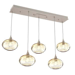 Hammerton Studio - PLB0036-05-BS-OA-C01-E2 - Linear Pendant - Coppa - Beige Silver