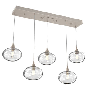 Hammerton Studio - PLB0036-05-BS-OC-C01-E2 - Linear Pendant - Coppa - Beige Silver