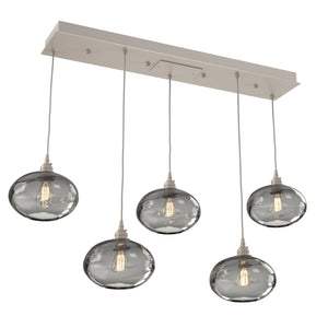 Hammerton Studio - PLB0036-05-BS-OS-C01-E2 - Linear Pendant - Coppa - Beige Silver